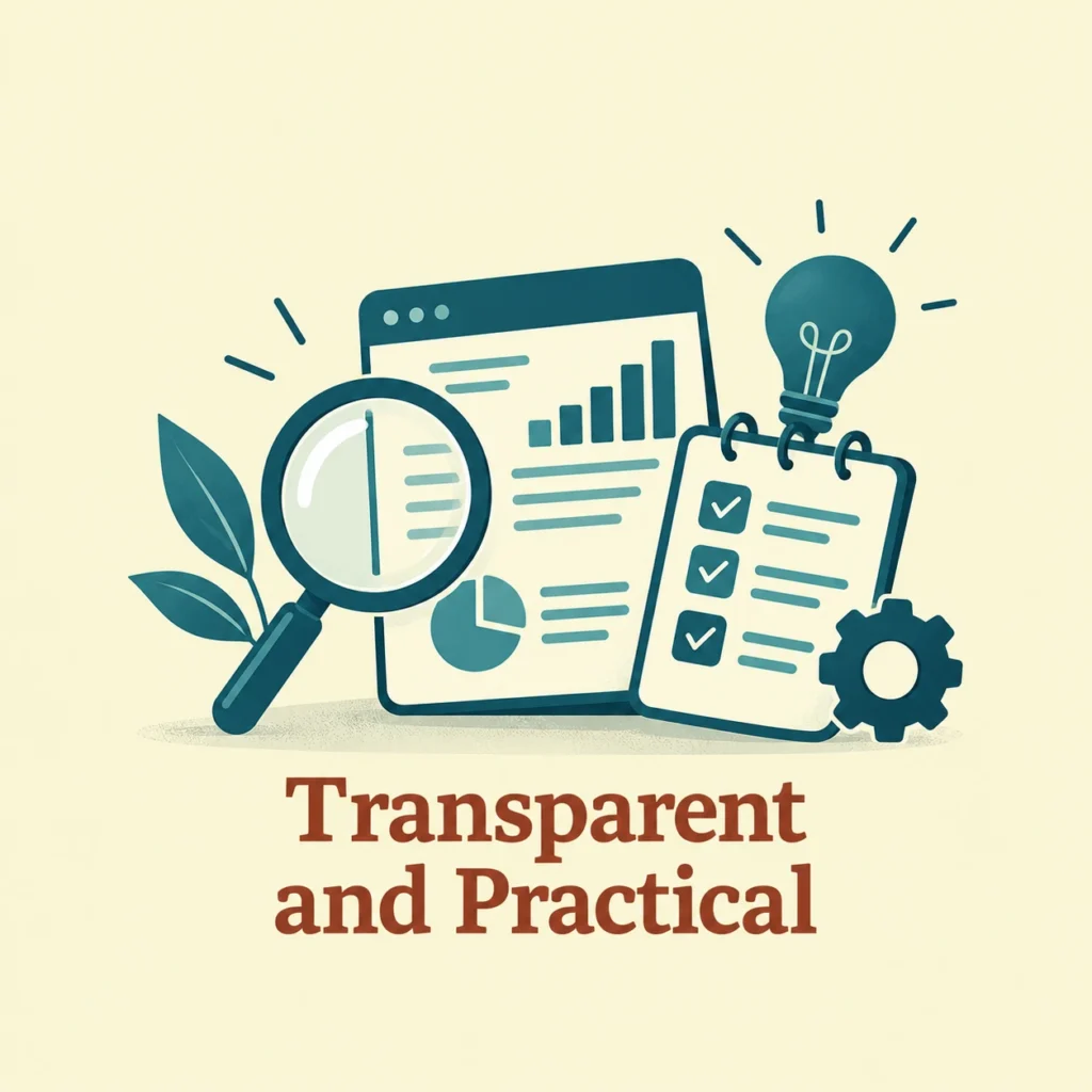 Freelance SEO Analyst in Ernakulam-Image of a statistics paper and magnifying glass